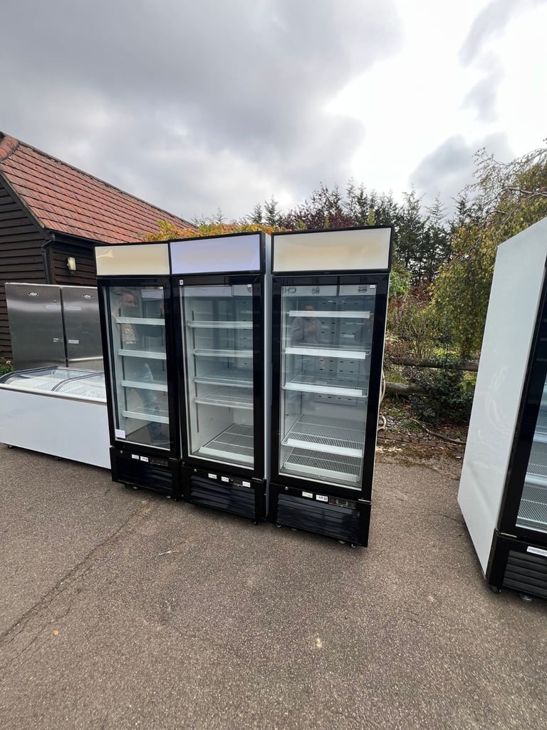 Commercial upright display fridge or freezer brand new b grade cafe shop restaurant 