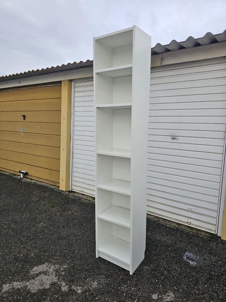 white IKEA bookcase with DELIVERY