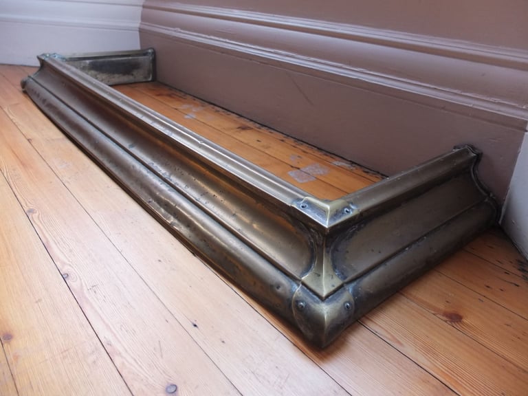 Antique brass fender