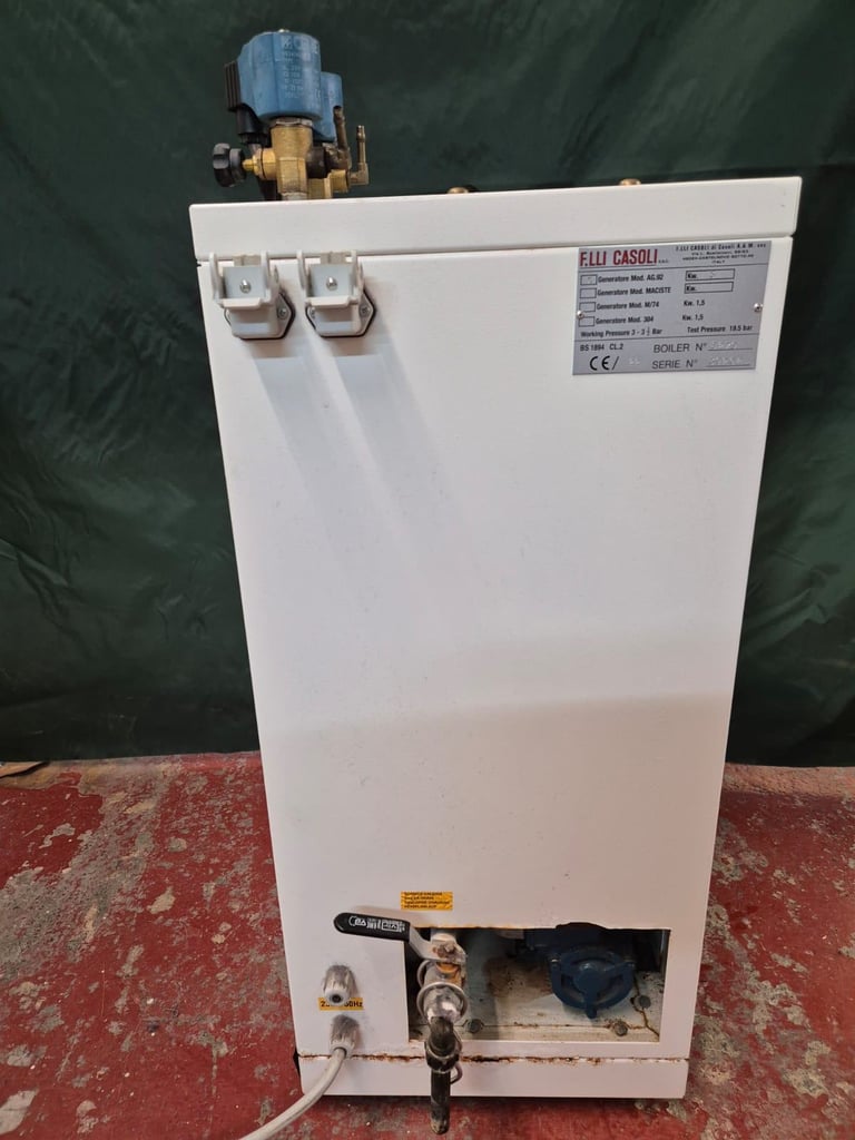 x 2 Casoli Automatic Steam Generator Boiler, Vacuum Table And Iron