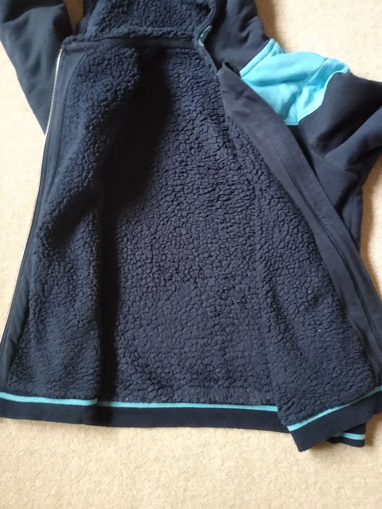 11-12 years extra cosy hooded fleece jacket