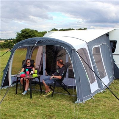 Outdoor Revolution air awning with pump