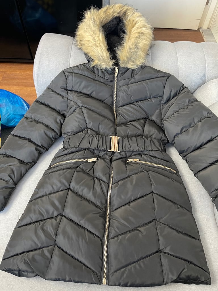 Girls' Winter Down Coat, Warm Lined Hooded Jacket