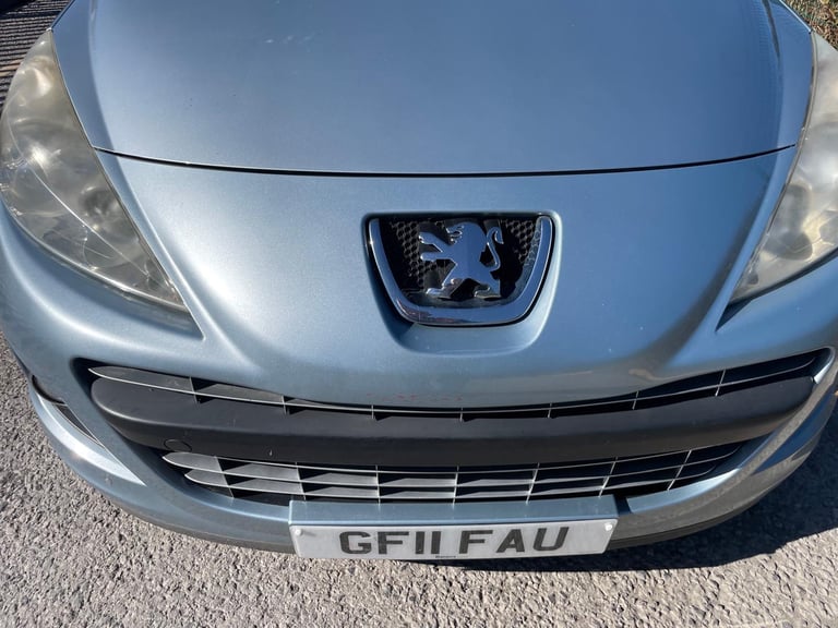 PEUGEOT 207 1.4 ENVY 11 REG BLUE 3 DOOR MOT JANUARY 6TH 2026 LOW INSURANCE 45+MPG