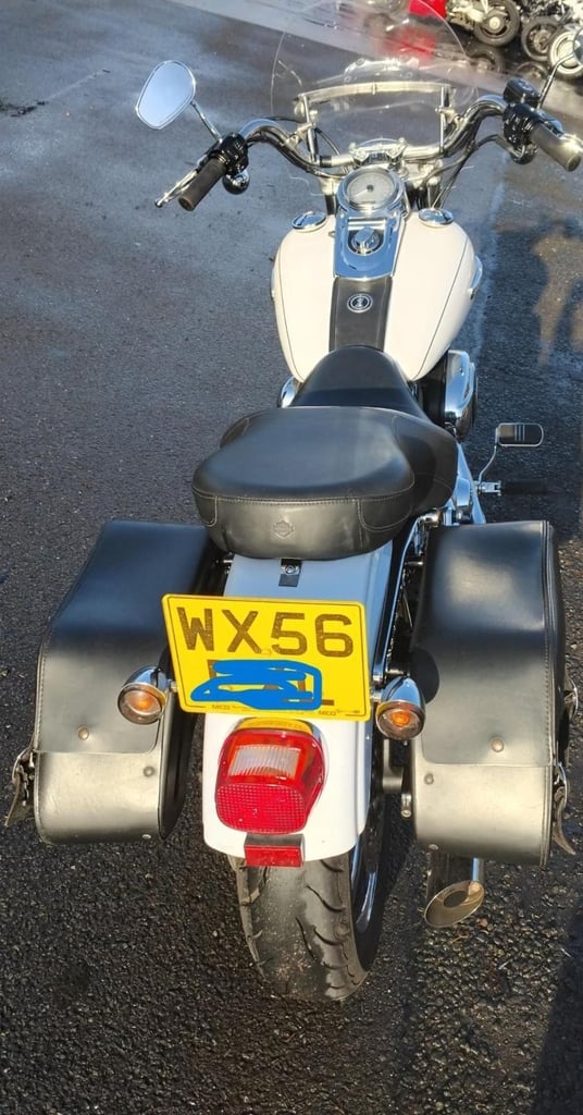2006 56 HARLEY DAVIDSON FXDC SUPER GLIDE CU 1584 SUPERGLIDE CUSTOM CRUISER WHITE