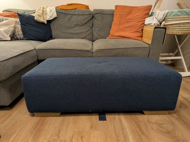 Navy Footstool 