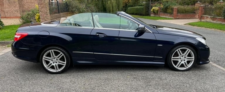 2012 MERCEDES-BENZ E250 CDi SPORT AUTO CONVERTIBLE FULL MOT JUST SERVICED LOVELY