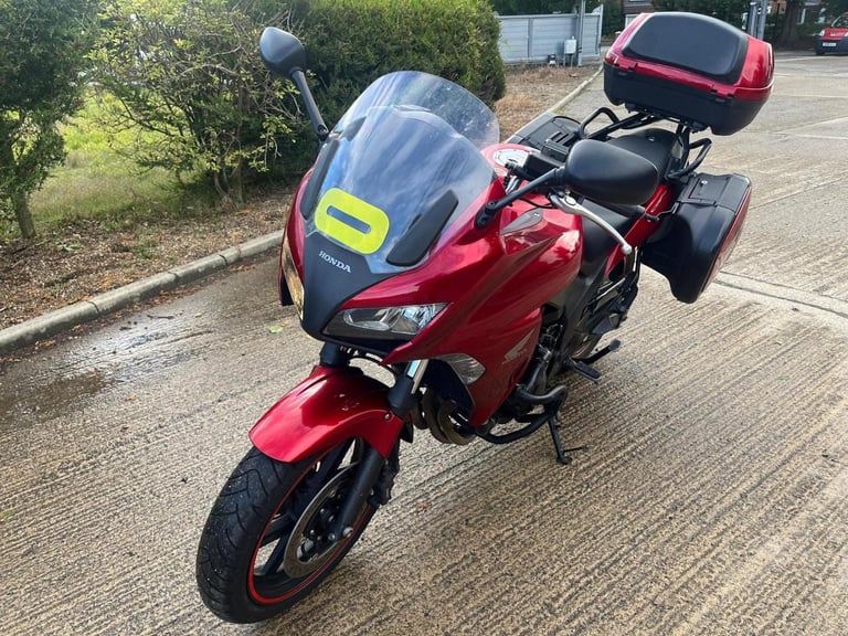2011 11 HONDA CBF1000FA-B CBF 1000 TOURER LUGGAGE RED CLEAN CBF1000 F ABS