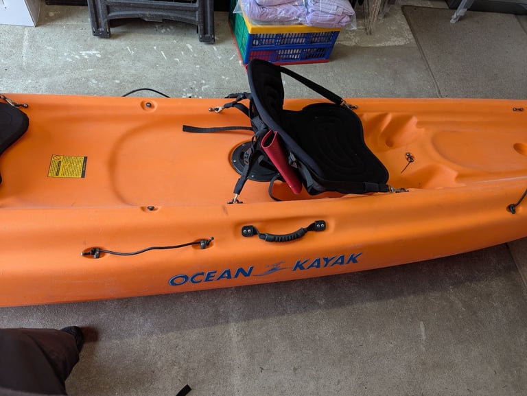 Ocean kayak with accessories 