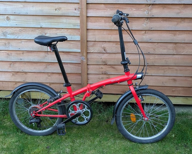Tilt 120 folding bike - red