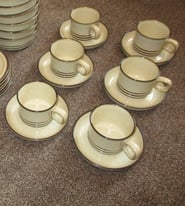 6 Vintage Denby Cups & Saucers, Excellent Condition, £12 The Lot ~ Buyer Collects