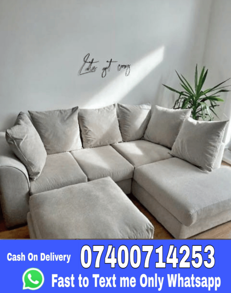 image for Luxury L-shape Corner & 3+2 Seater Sofa Set - Huge Sofas For Sale - fast reply me whats app
