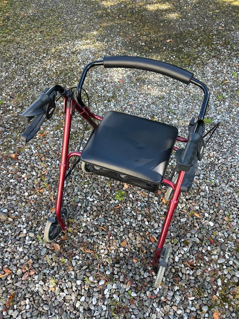 Walking aid with basket