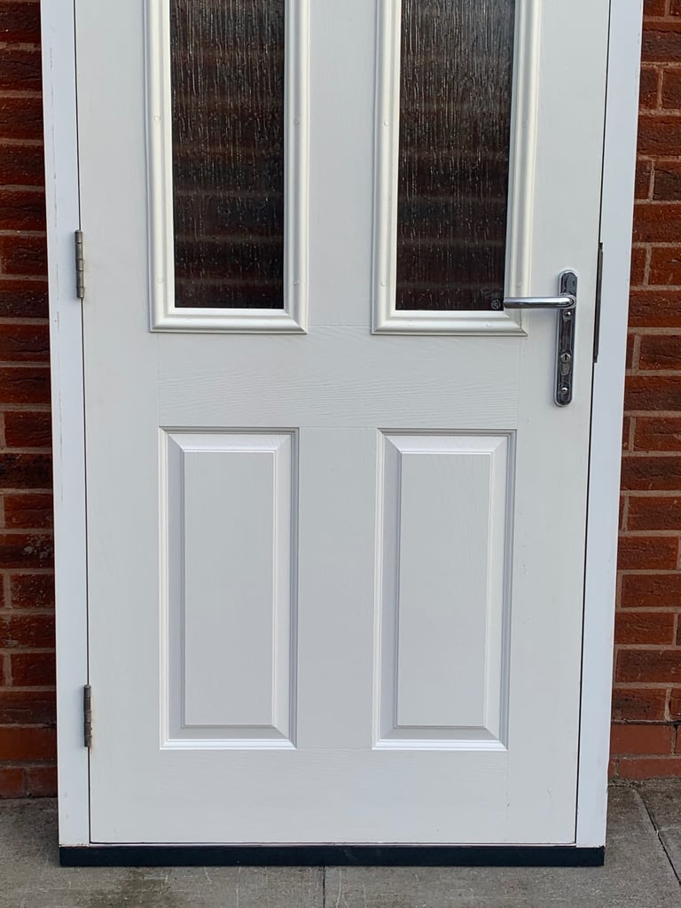 DOUBLE GLAZED COMPOSITE BACK DOOR IN ANTHRACITE GREY 92.5cm WIDE 207cm HIGH Can Deliver