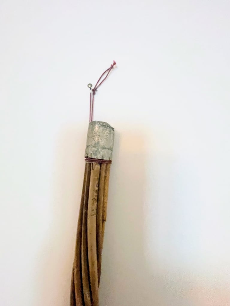 Genuine antique carpet beater