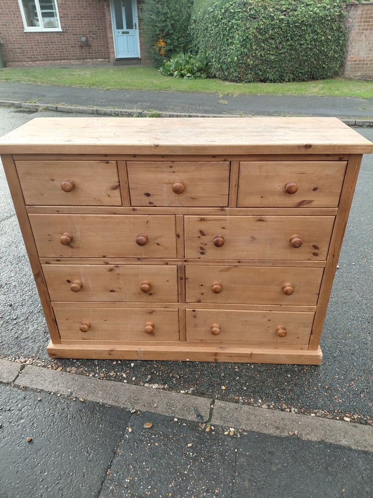 image for Solid cottage pine chest of drawers 