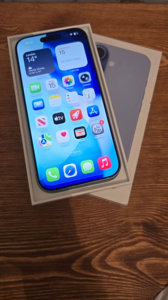 image for Like New iPhone 17 - 256GB - Mist Blue 2 Weeks old Almost 1 Year Apple Warranty - with box Unlocked