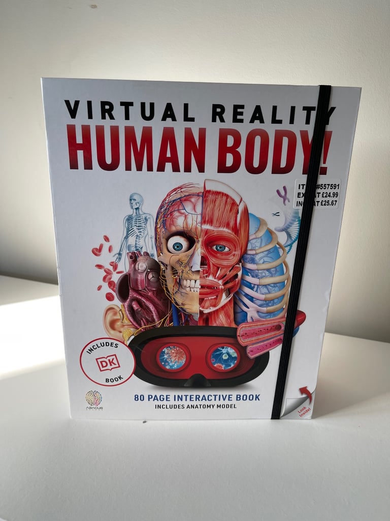Abacus Brands Virtual Reality Human Body Gift Set With DK Book