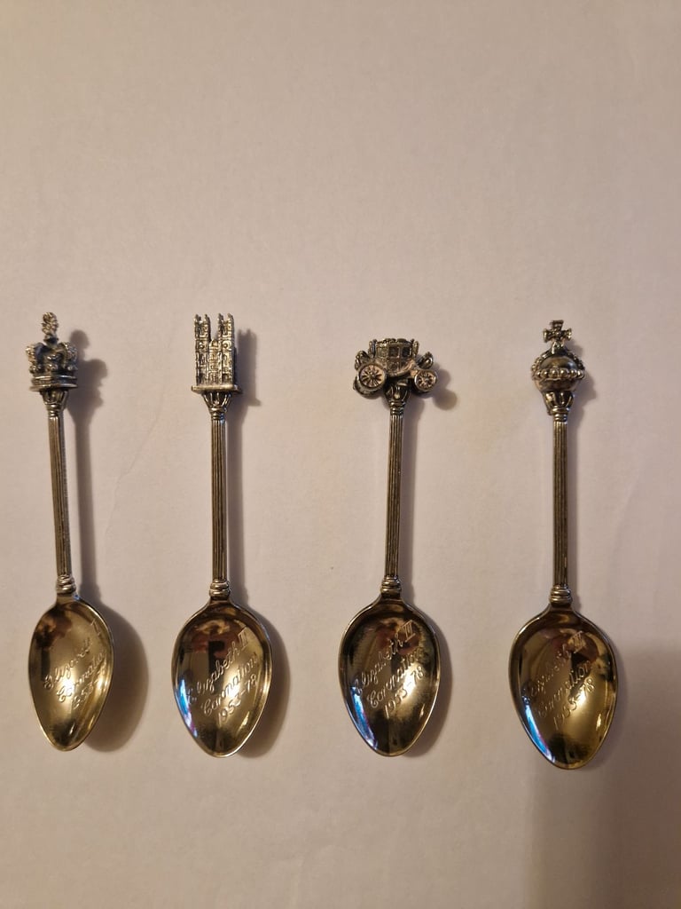 image for Set of 4 commerative spoons