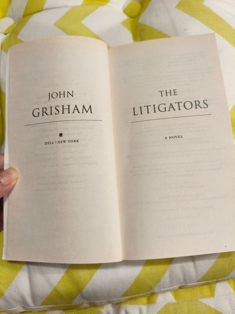 Litigator (a novel)