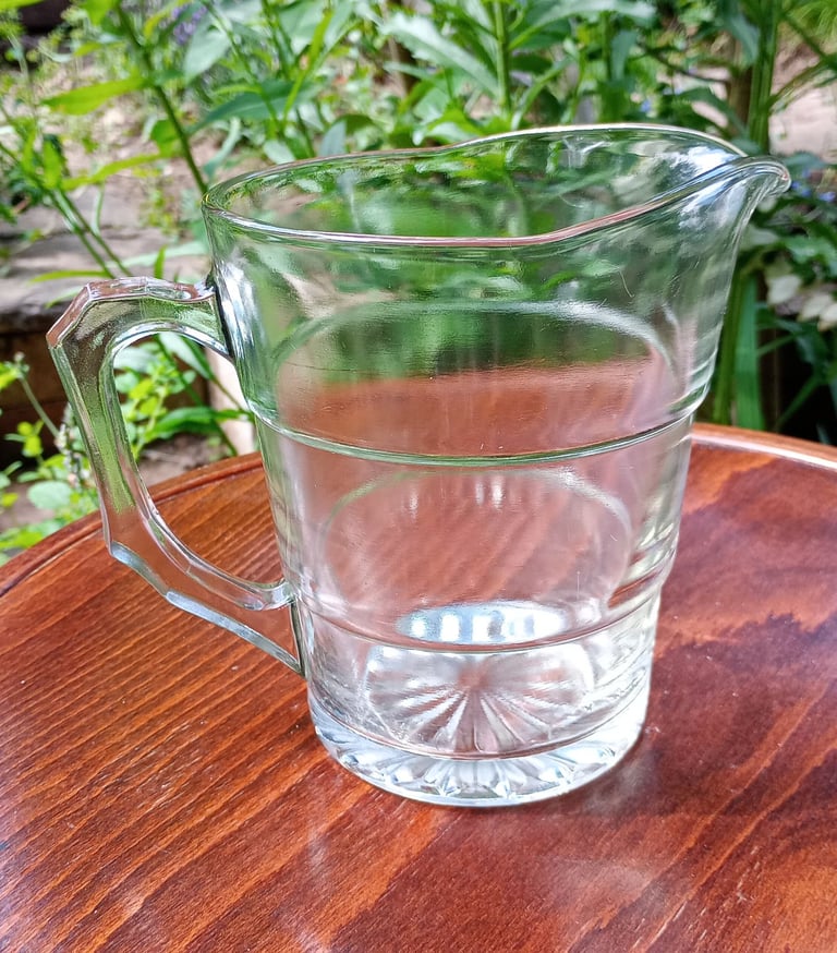 Vintage Pressed Glass Jug