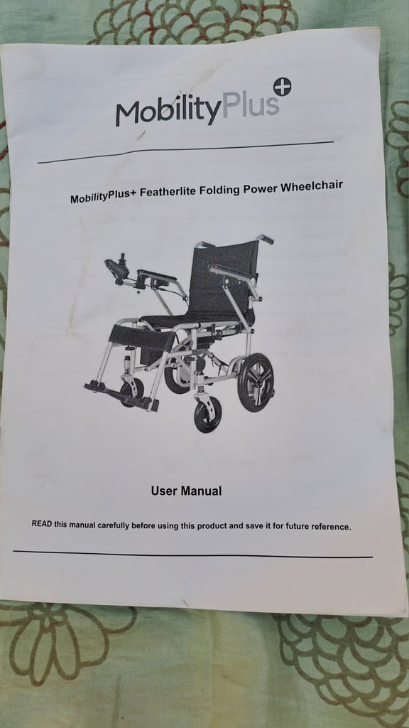 Mobility+ featherlite electric wheelchair