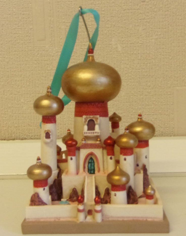 Disney Aladdin jasmine's palace castle collection hanging ornament 2021