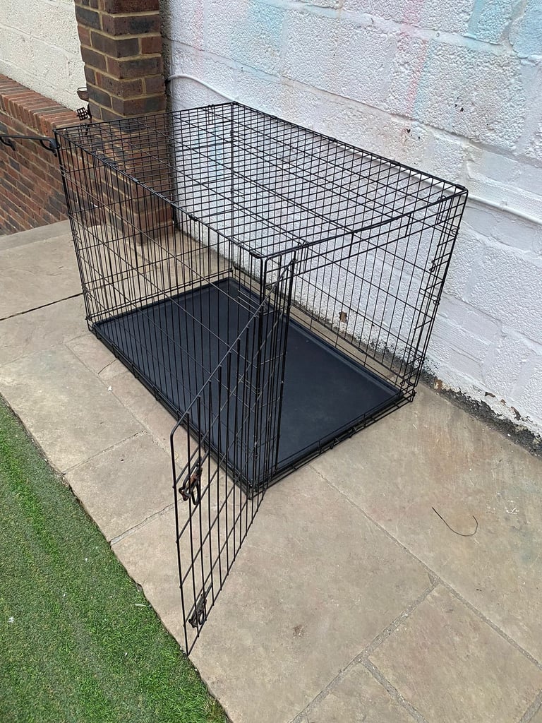 Large foldable dog crate cage 