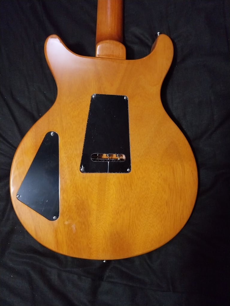 Santana Yellow Quilt maple top PRS COPY full size electric guitar