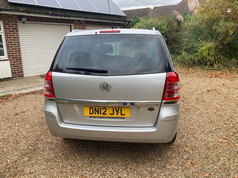 2012 VAUXHALL ZAFIRA 1. 7 CDTI DIESEL 7 SEATER, MPV. LONG MOT. CHEAP TAX.