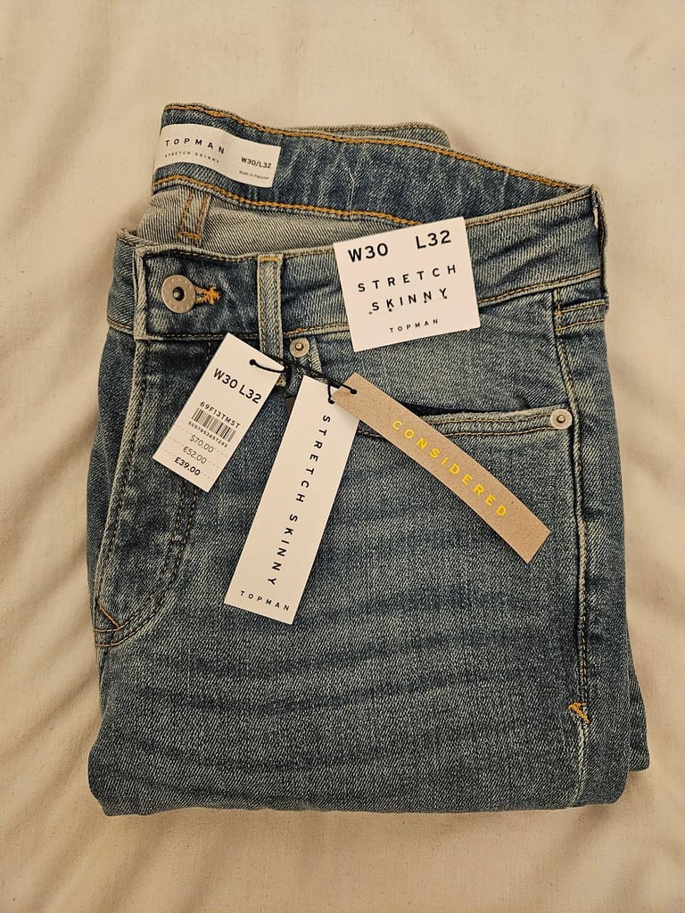 image for Topman Stretch Skinny Jeans 