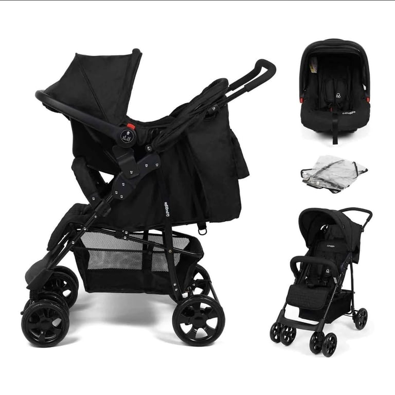 Puggle Lowton Luxe 2in1 Travel System, stroller, pram, pushchair, car seat