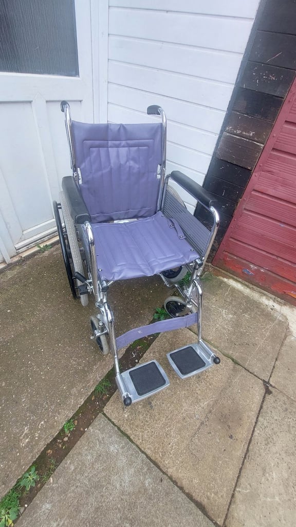 image for Wheelchair. Adults folding wheelchair vgc.