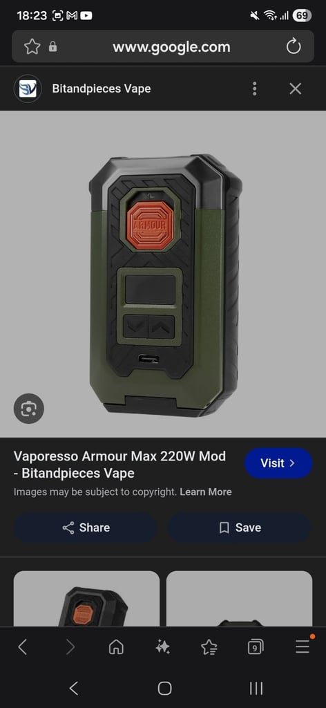 image for Vaporesso armour max mod 220w 