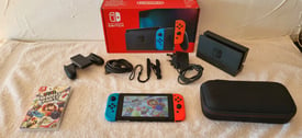 Nintendo Switch 32gb - Boxed with Super Mario Party Game & Case