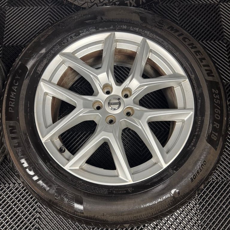 18'' GENUINE VOLVO XC60 10 SPOKE ALLOY WHEELS TYRES ALLOYS
