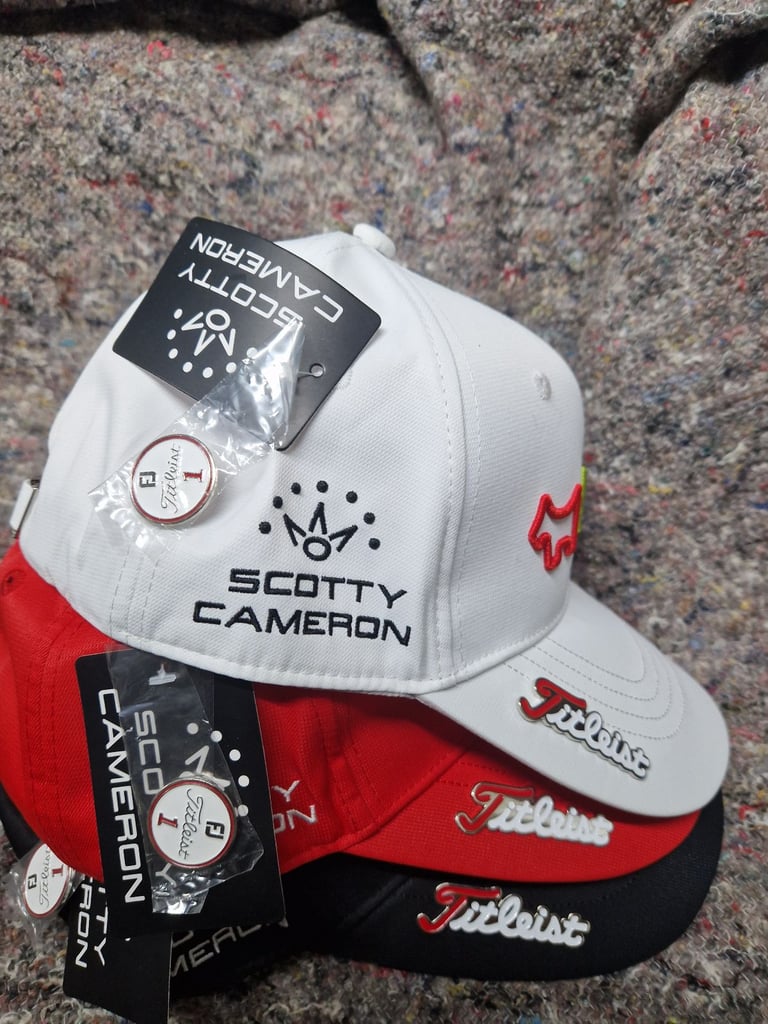 Scotty Cameron Golf Cap with magnetic ball marker 