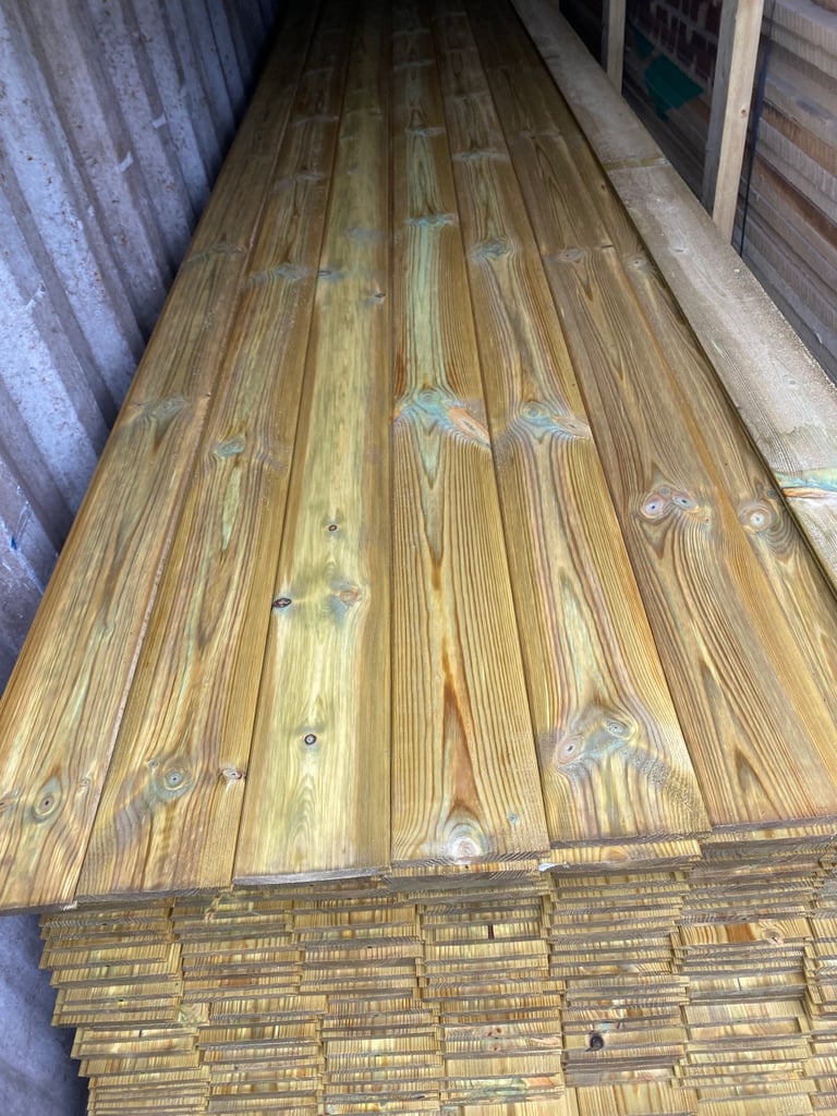 Shiplap cladding 4.8 m treated 