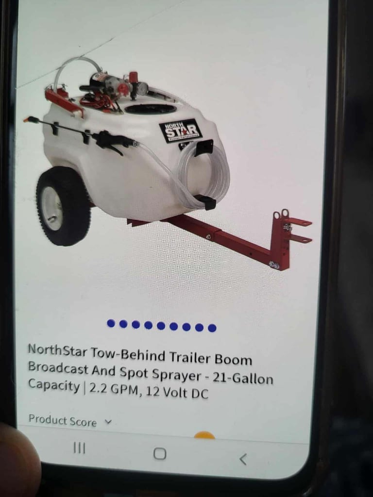 image for Sprayer for pulling behind something 