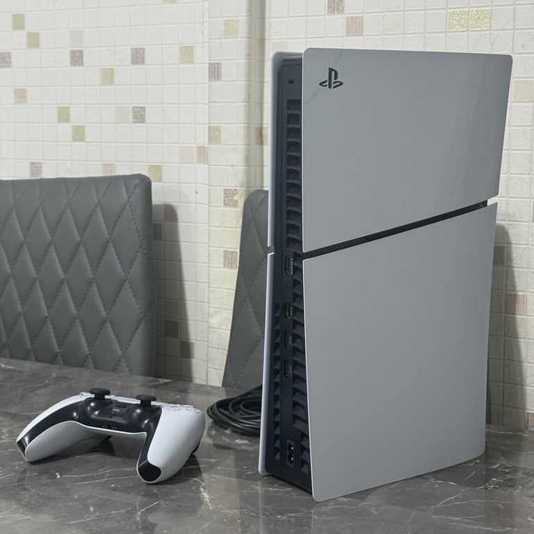 (1TB) PlayStation PS5 Slim Digital Edition + Controller & Cables