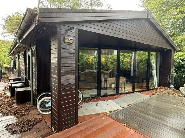 Static Lodge For Sale Off Site The Hideaway 55ft x 22ft, 2 Bedroom Lodge