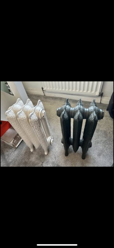 image for Antique Ornate Cast Iron Radiators