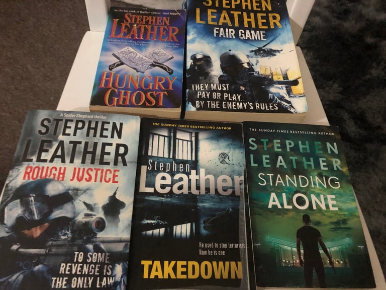 5 x Stephen Leather PB Novels