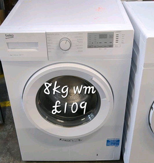 Beko 8kg washing machine free delivery in Birmingham 