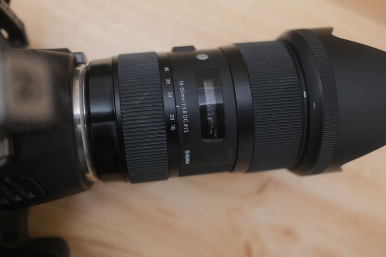 BMPCC 6K (EF) With Full Tilta Cage, Sigma 18-35mm, Samyang 85mm, V-Mount Battery & Tiffen ND Filter