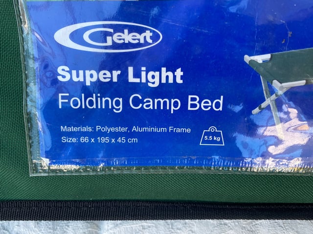 Gelert camp bed best sale