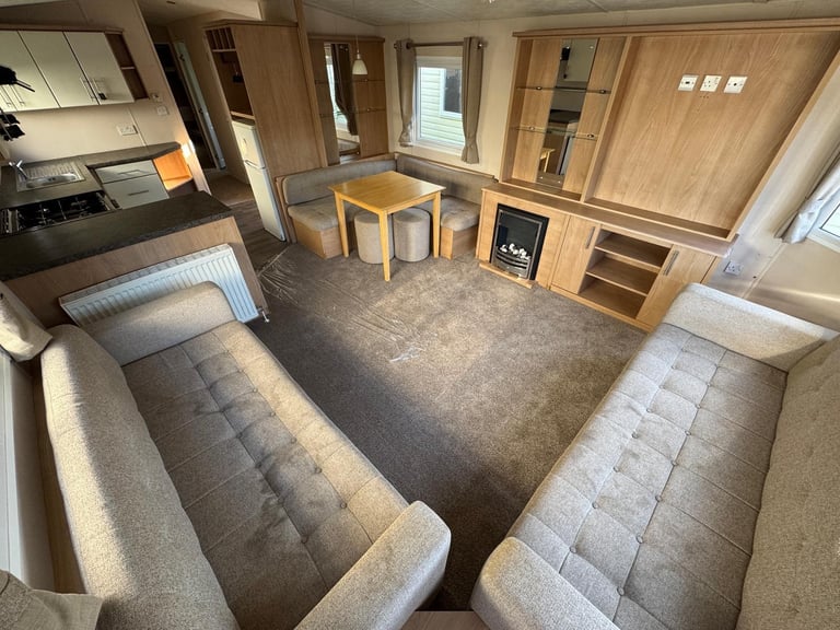 3 Bed Static Caravan - DG, CH, New Carpet - Offsite Sale for Private Land, Farms