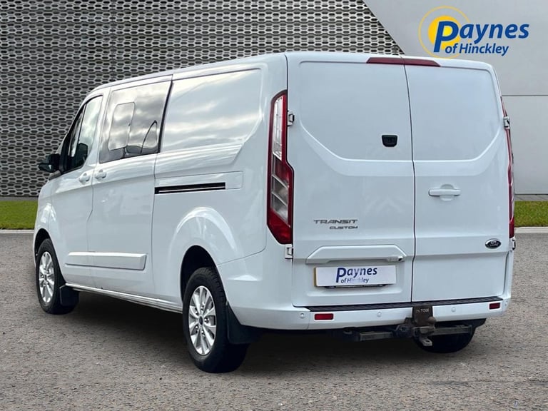 2022 Ford Transit Custom Double Cab in Van Limited 2.0L 170PS AUTO Frozen White