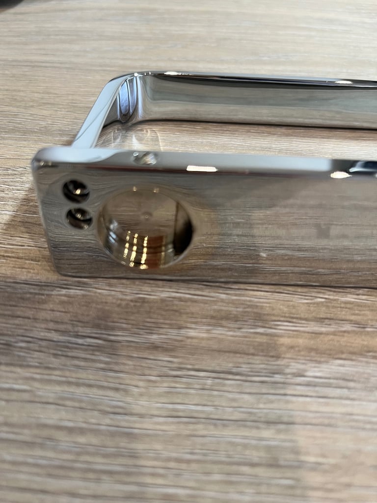 Flova Sofija 360mm Solid Brass Single Towel Rail Holder Diamond Chrome - SO8912A