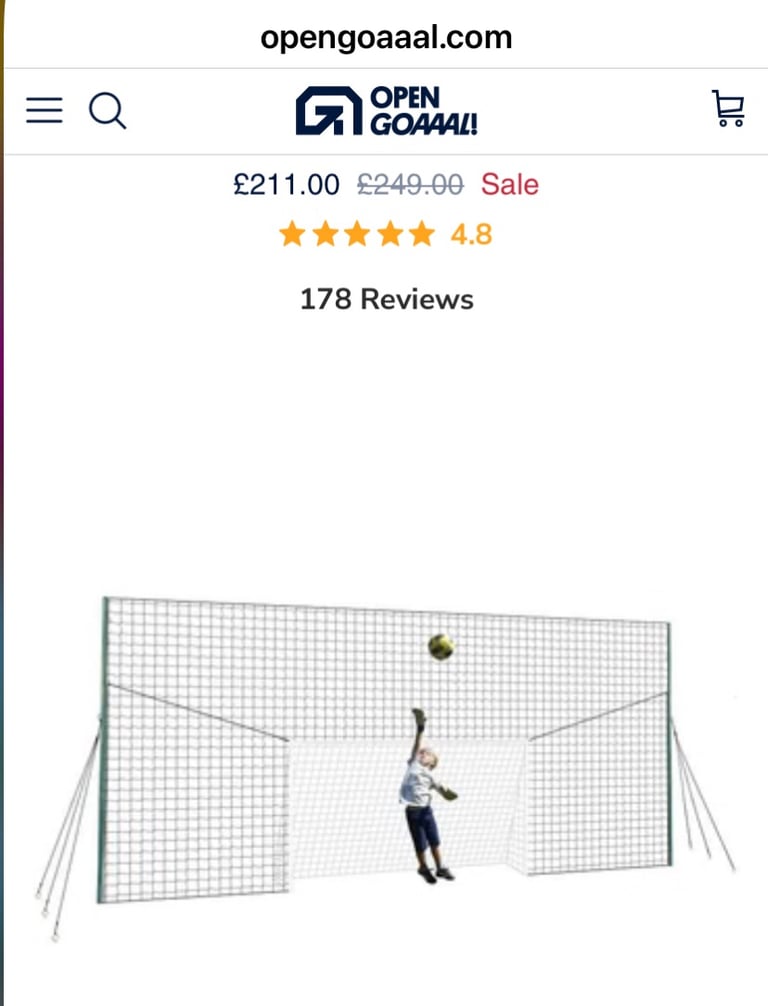 Football Goal 3 in 1 trainer by Opengoaal